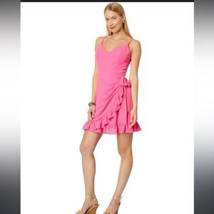 Lilly Pulitzer Pink Ruffle Dress